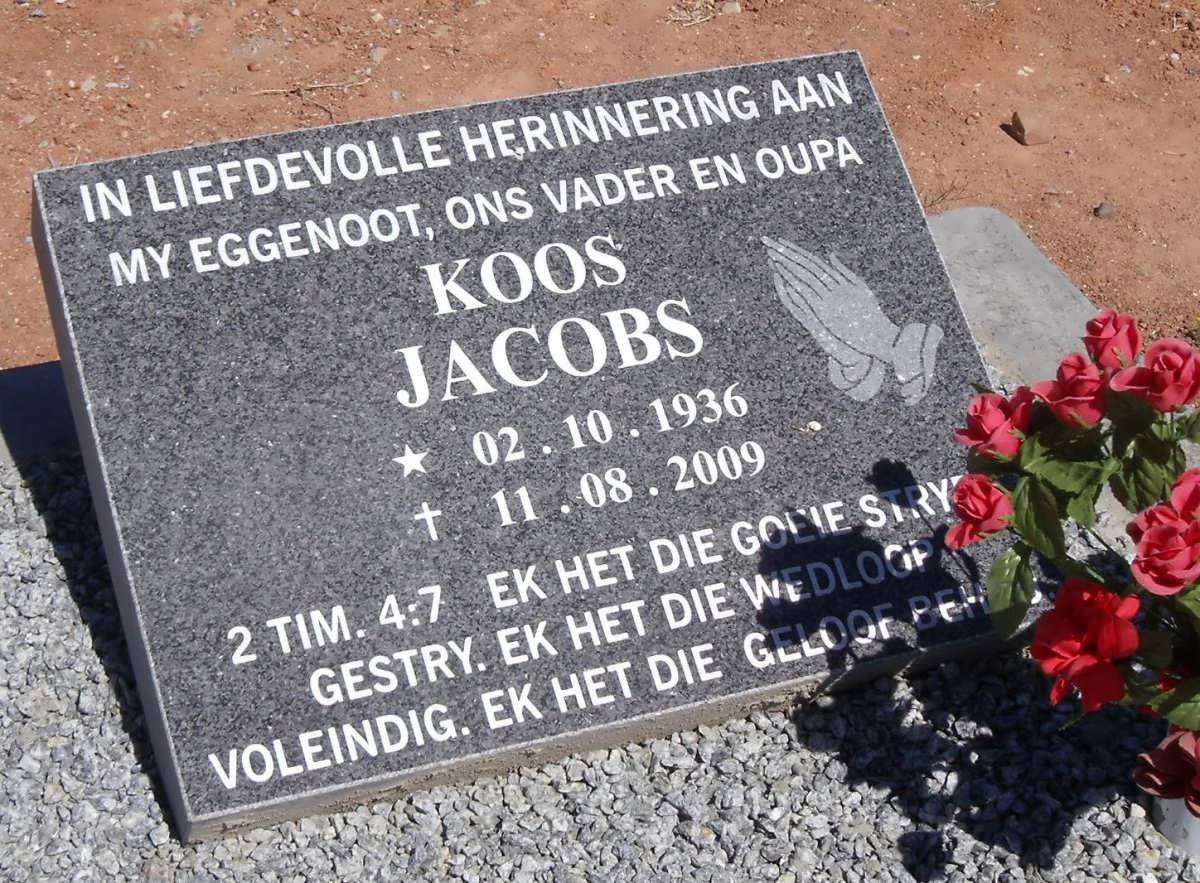 JACOBS Koos 1936-2009