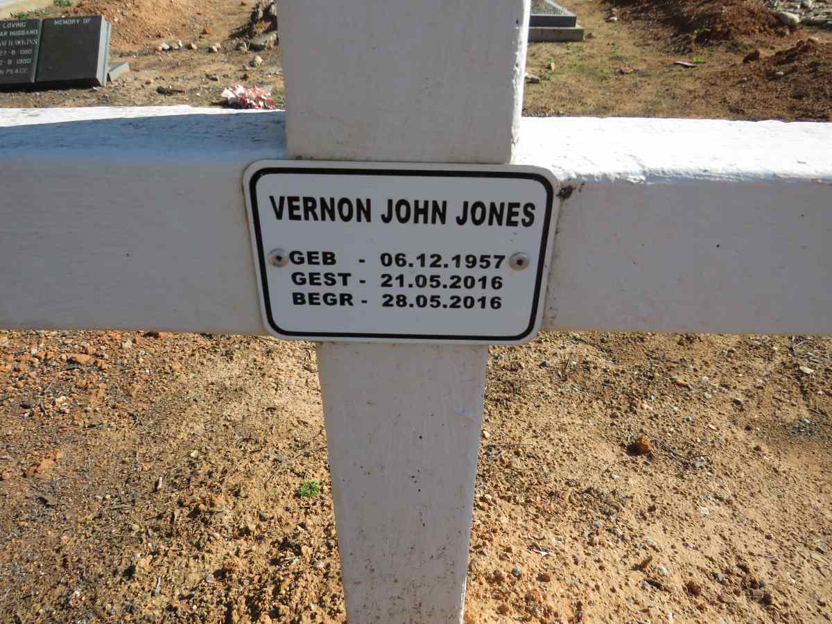 JONES Vernon John 1957-2016