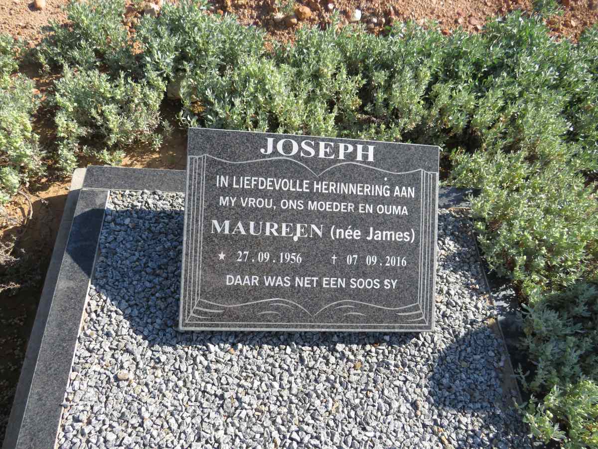 JOSEPH Maureen nee JAMES 1956-2016