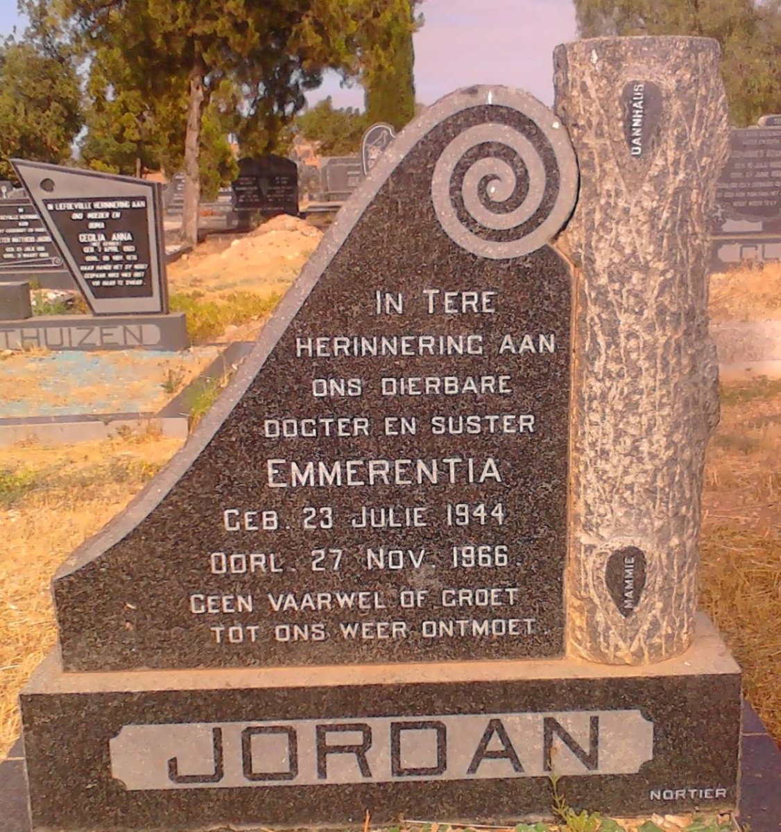 JORDAAN Emmerentia 1944-1966