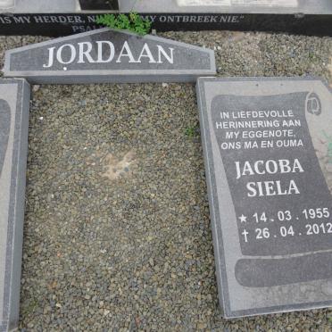 JORDAAN Jacoba Siela 1955-2012