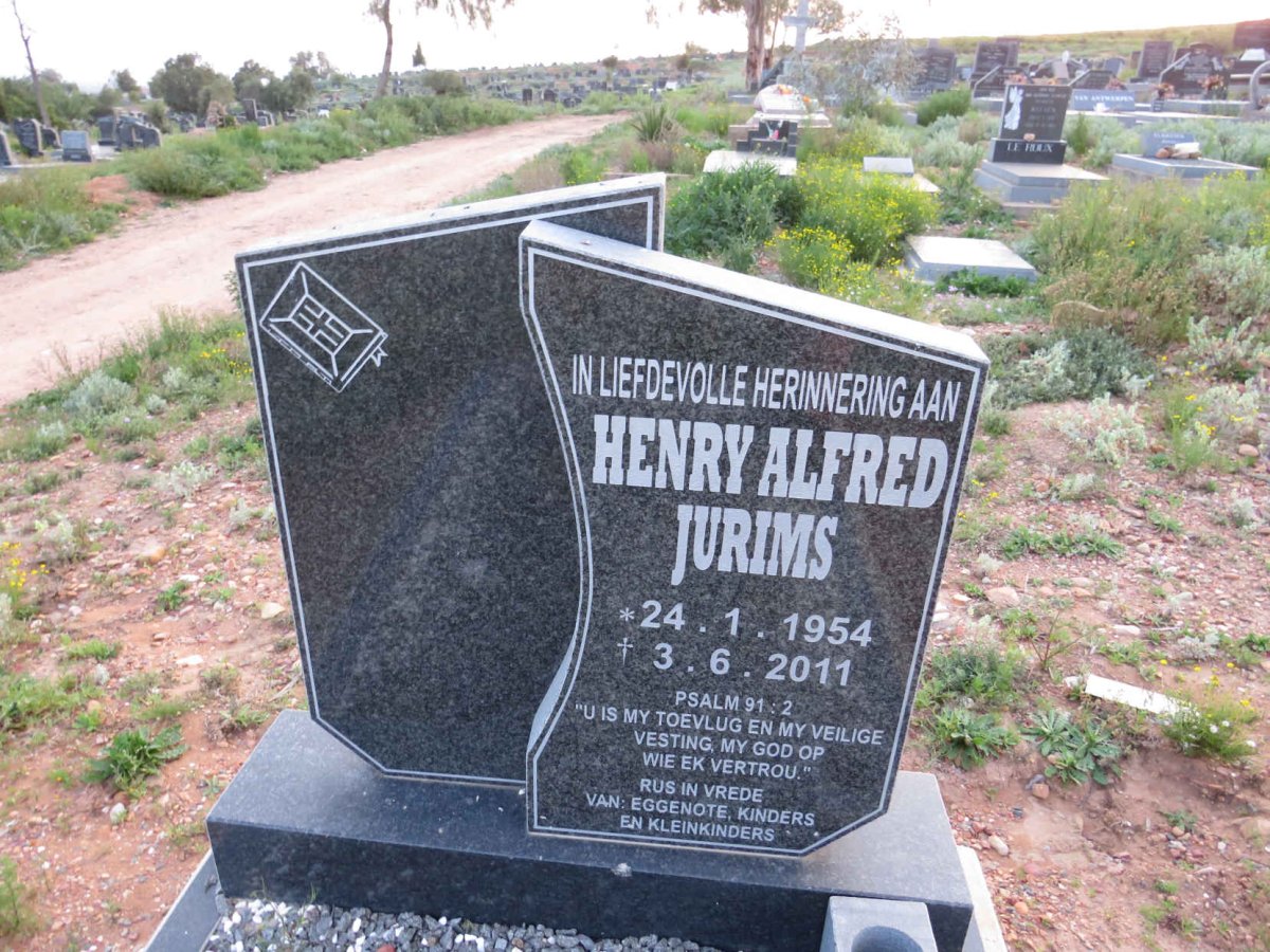 JURIMS Henry Alfred 1954-2011