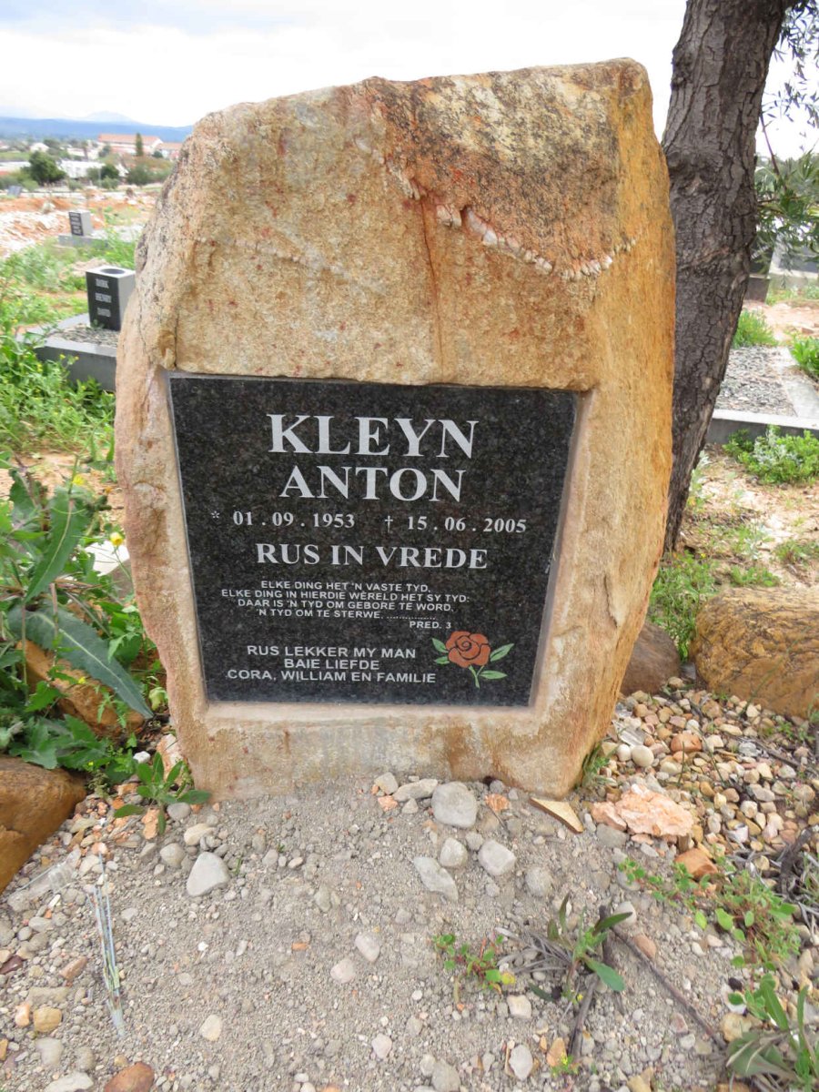 KLEYN Anton 1953-2005