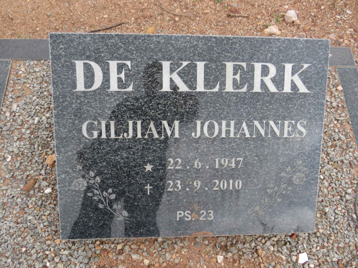 KLERK Giljiam Johannes, de 1947-2010