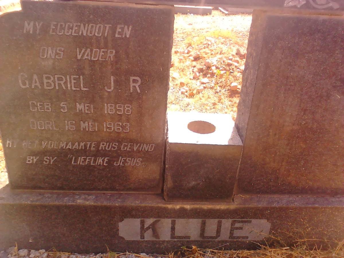 KLUE Gabriel J.R. 1898-1963