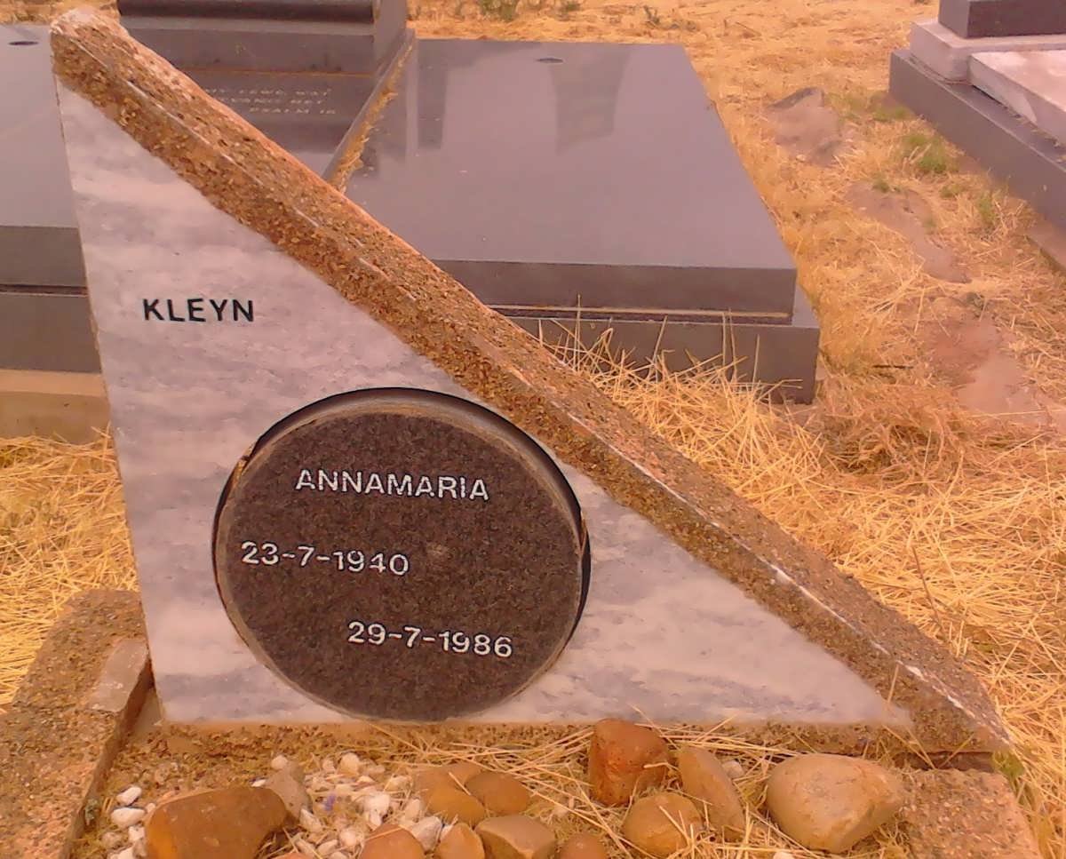 KLEYN Annamaria 1940-1986