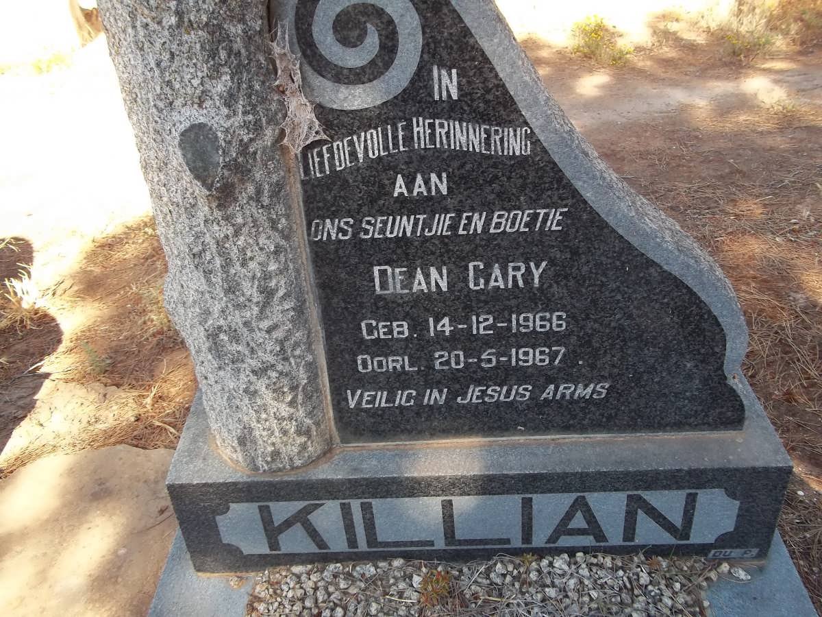 KILLIAN Dean Gary 1966-1967