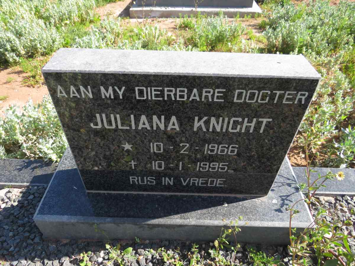 KNIGHT Juliana 1966-1995