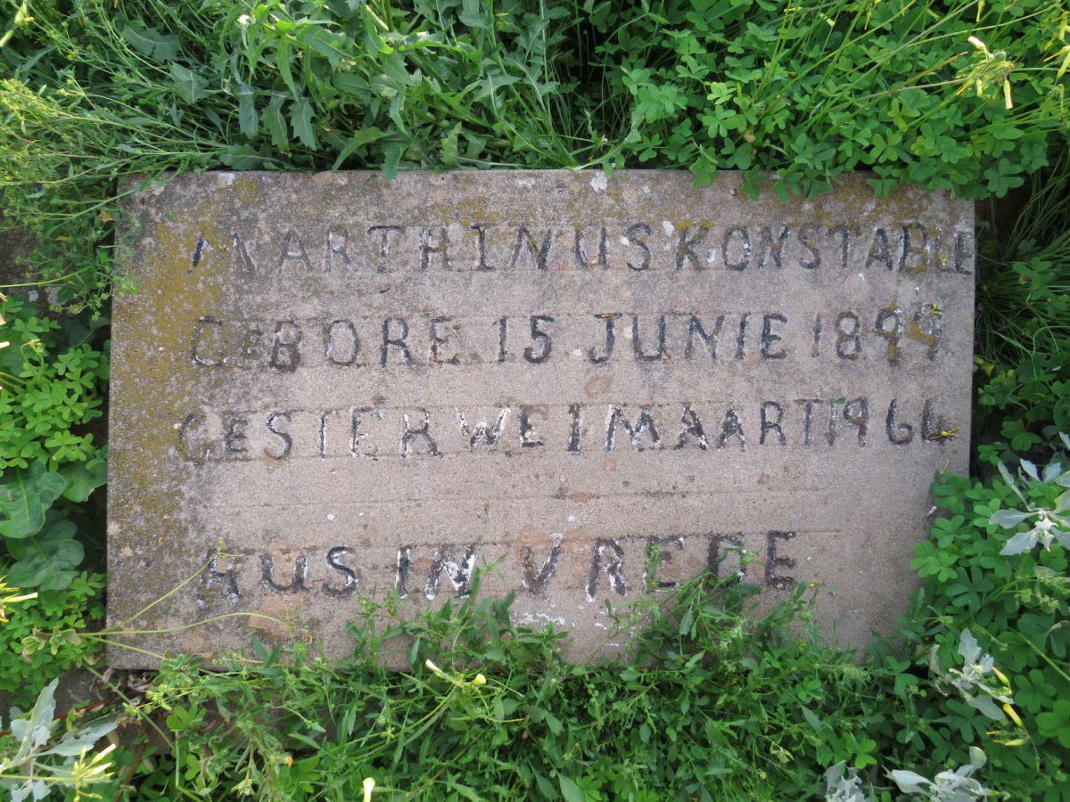 KONSTABLE Marthinus 1894-1964