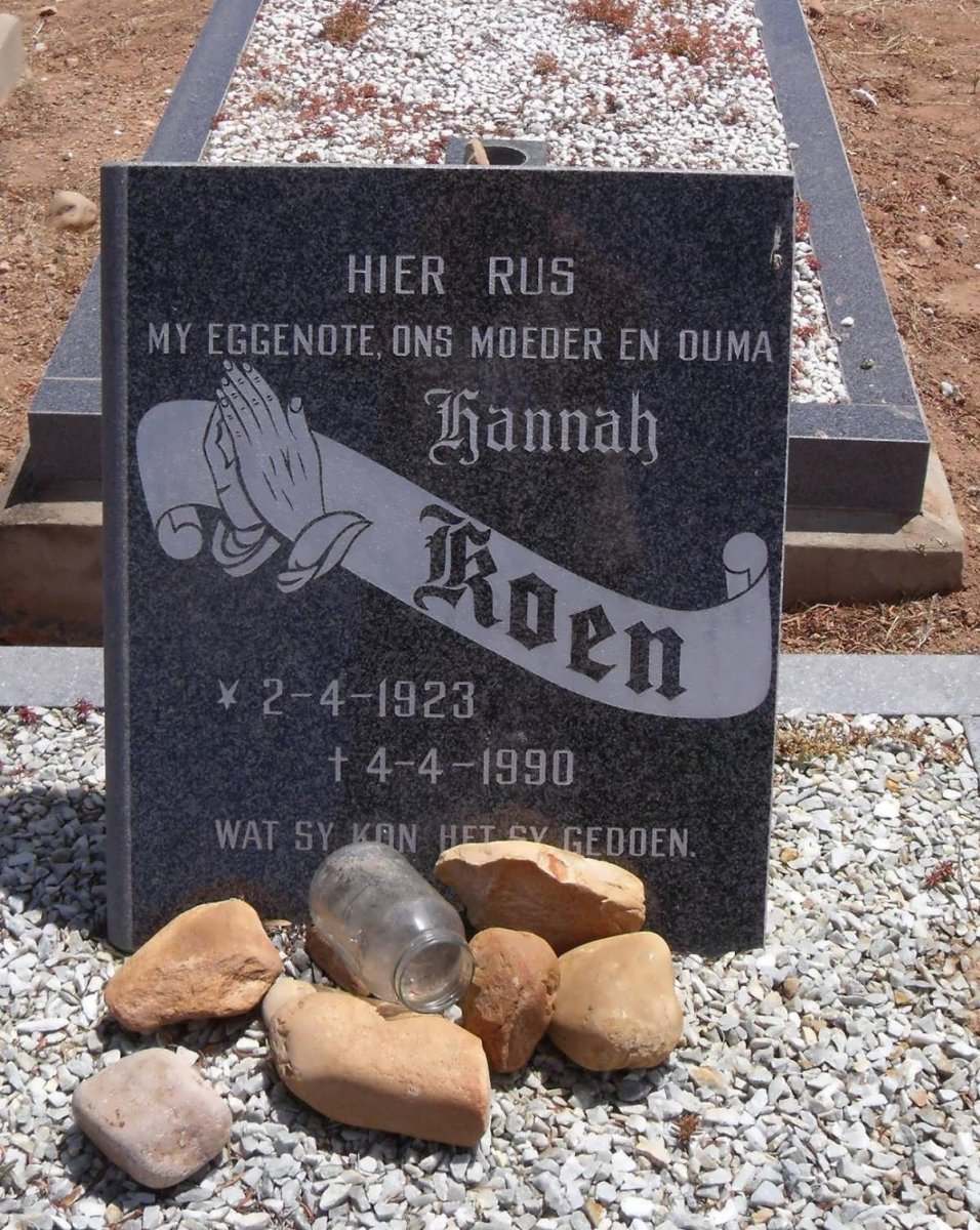 KOEN Hannah 1923-1990