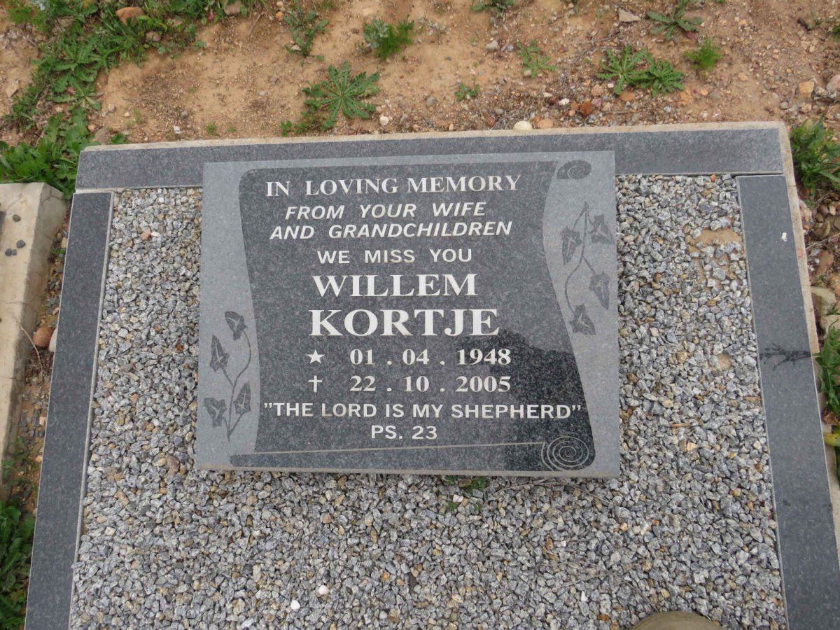 KORTJE Willem 1948-2005