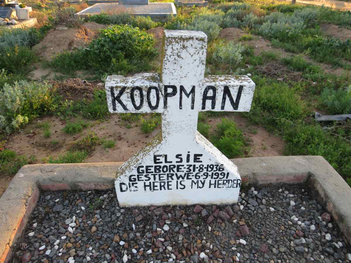 KOOPMAN Elsie 1936-1991