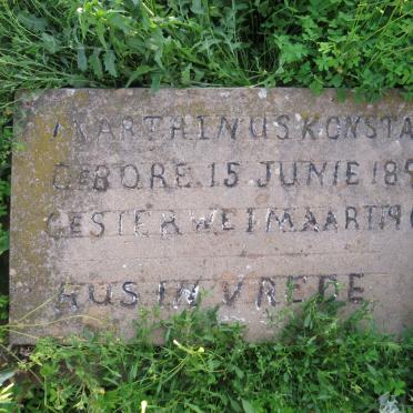 KONSTABLE Marthinus 1894-1964