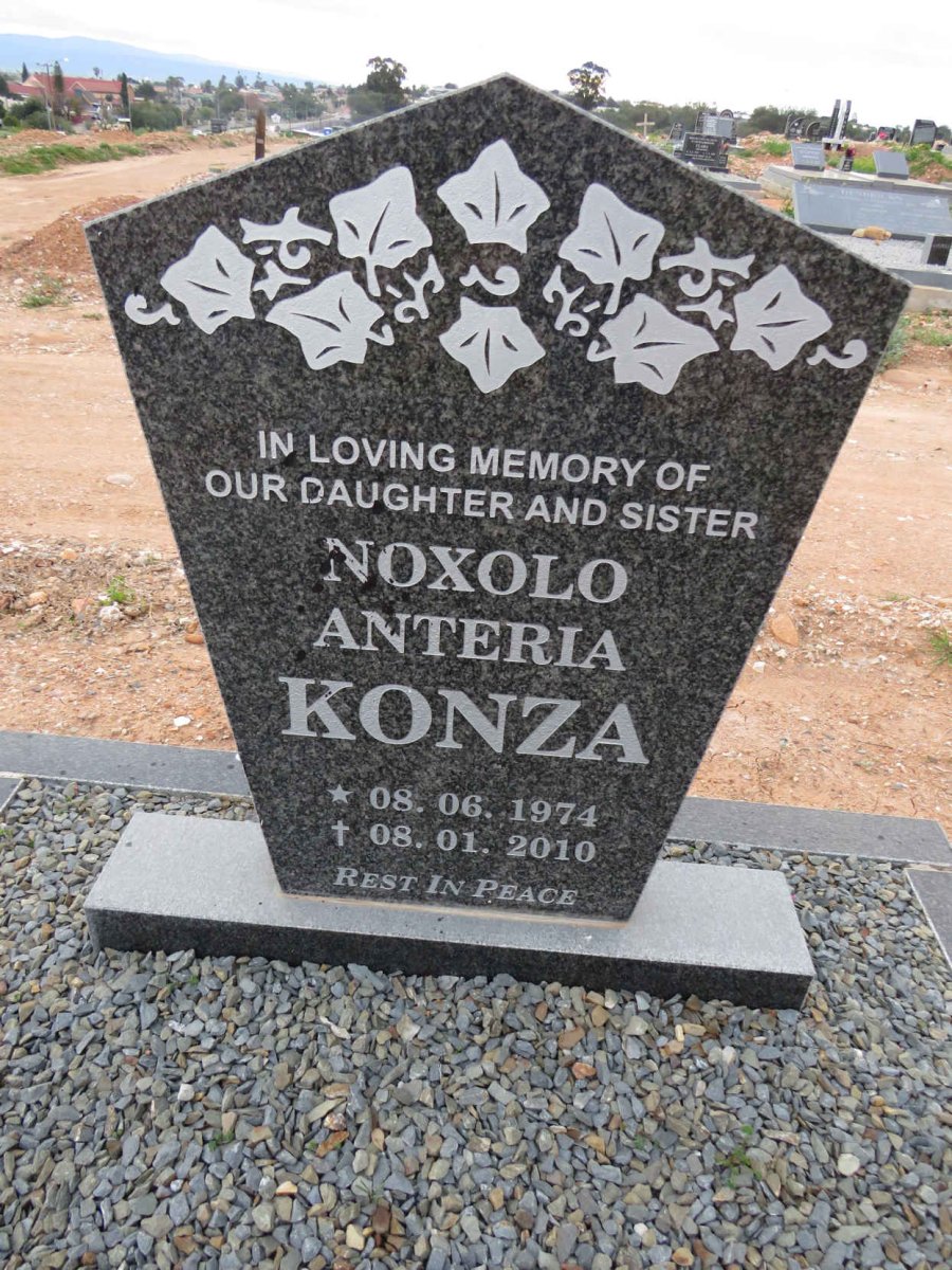 KONZA Noxolo Anteria 1974-2010