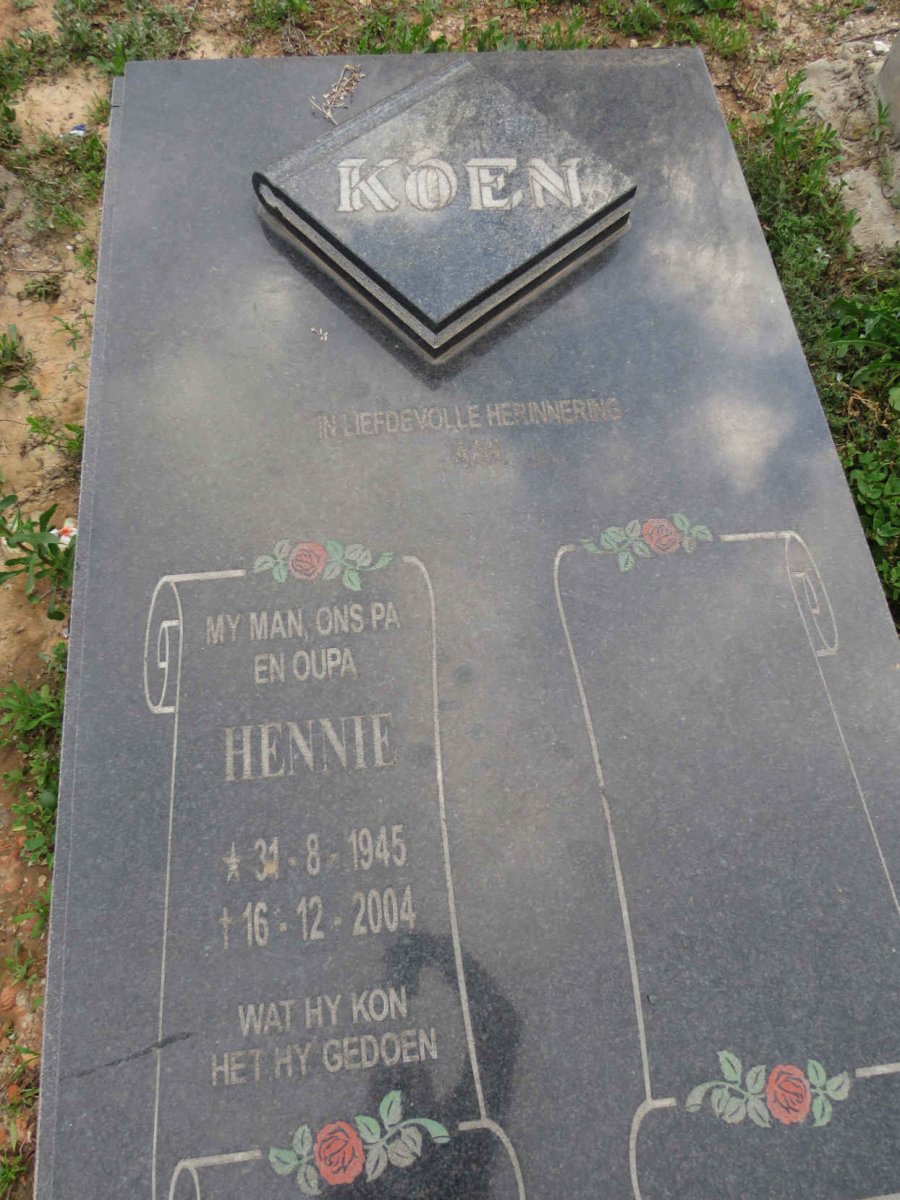 KOEN Hennie 1945-2004