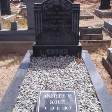 KOCH Anna Margaretha 1910-1953 :: KOCH Andries M. 1907-1988