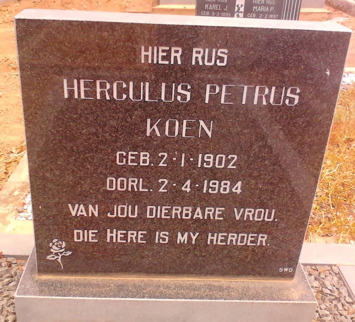 KOEN Herculus Petrus 1902-1984