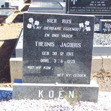 KOEN Theunis Jacobus 1913-1979