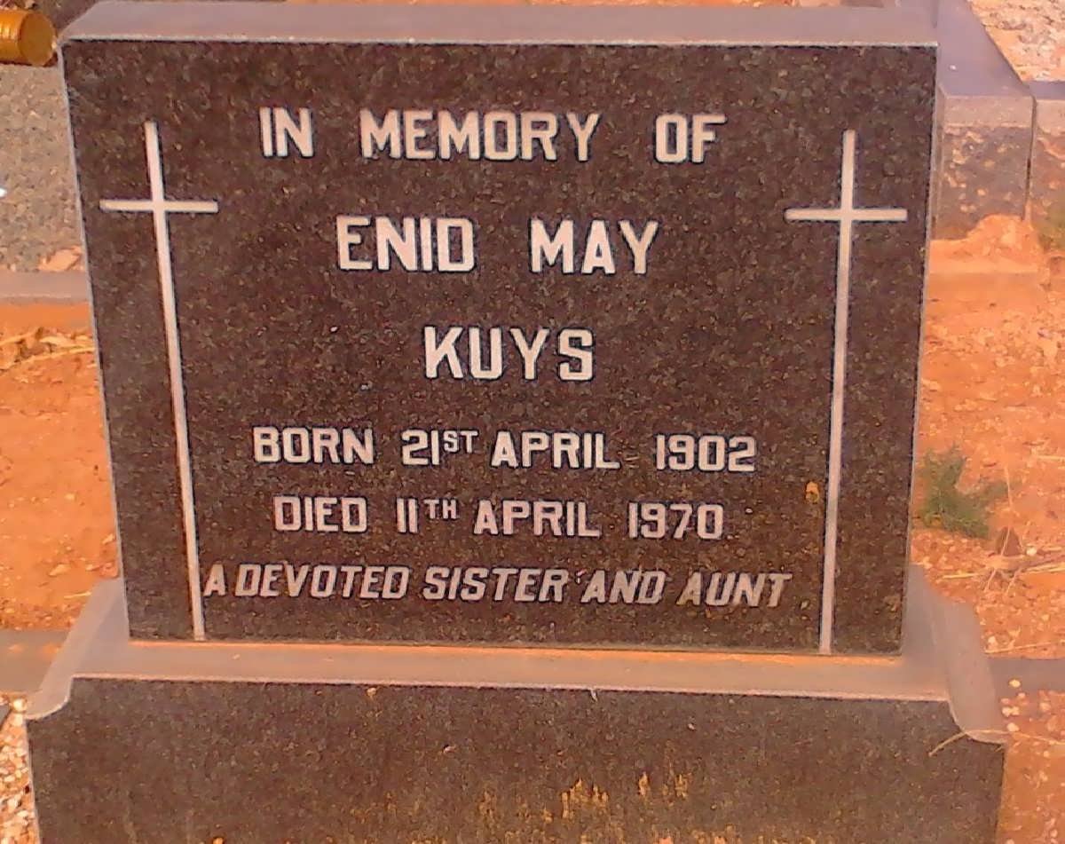 KUYS Enid May 1902-1970