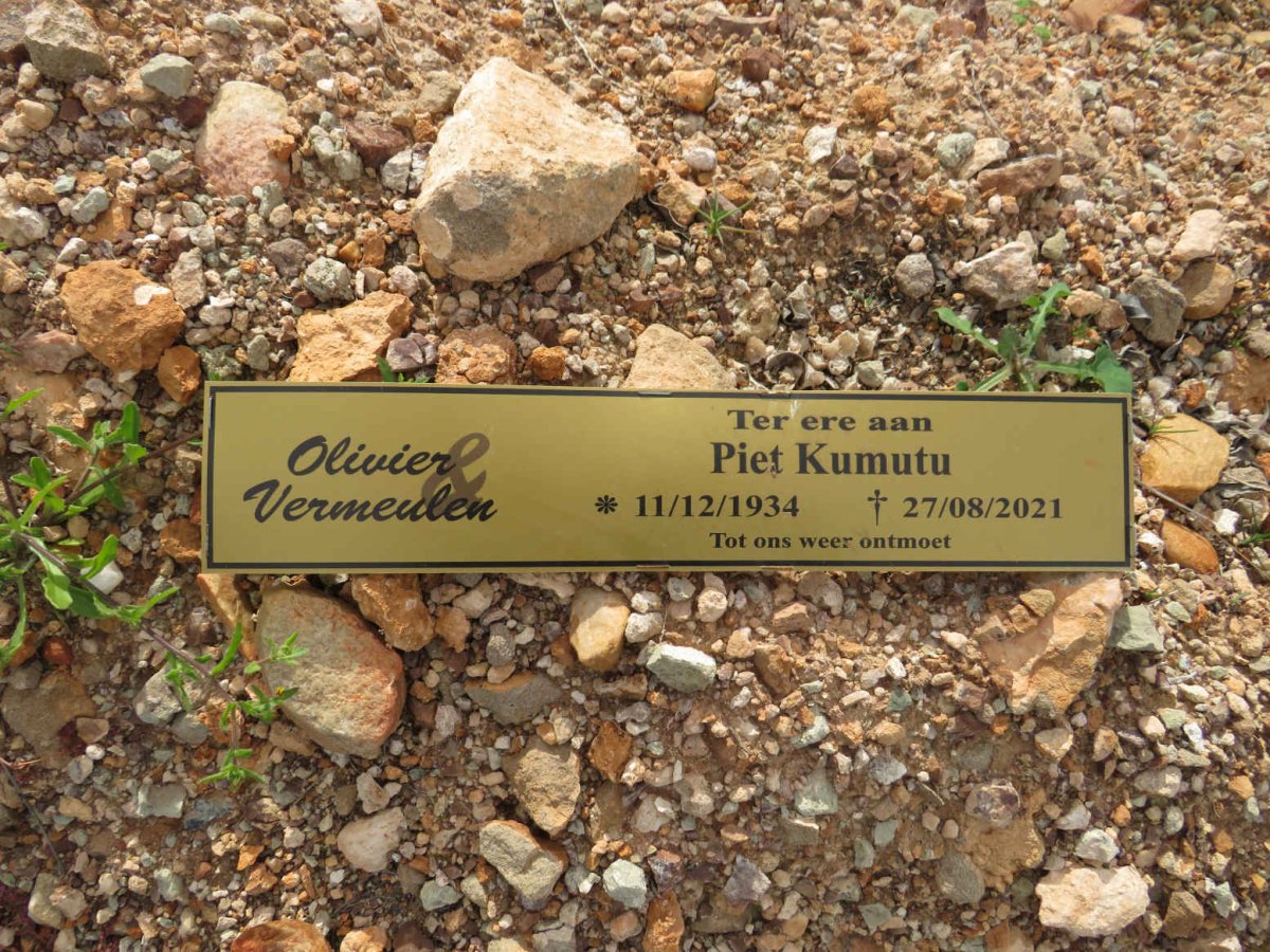 KUMUTU Piet 1934-2021
