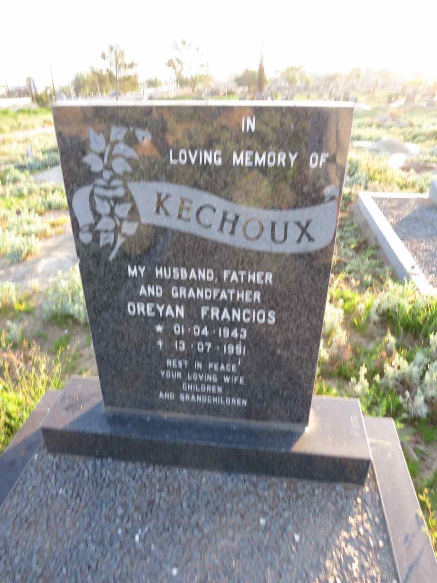 KECHOUX Oreyan Francois 1943-1991