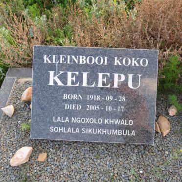 KELEPU Kleinbooi Koko 1918-2005