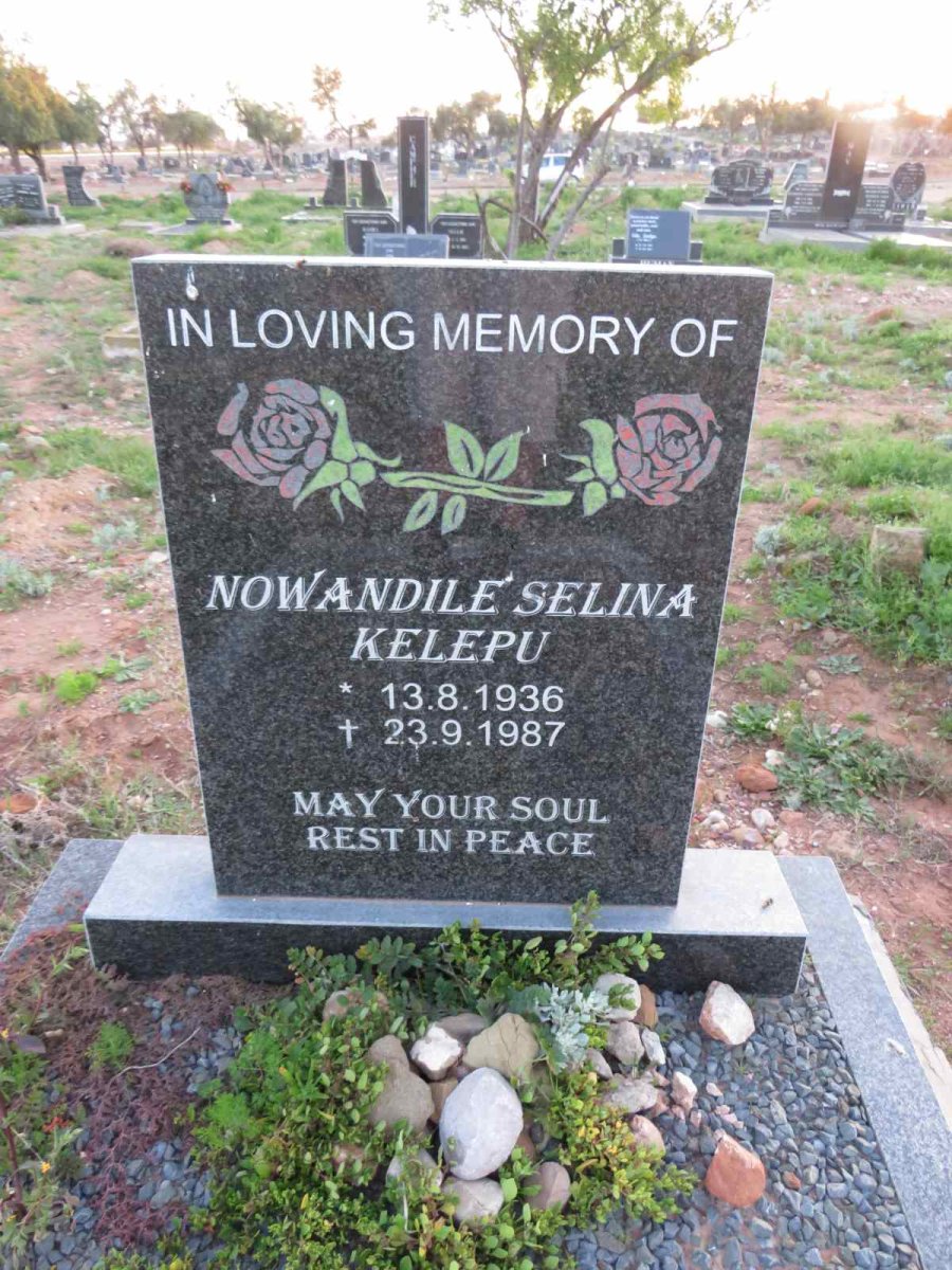 KELEPU Nowandile Selina 1936-1987