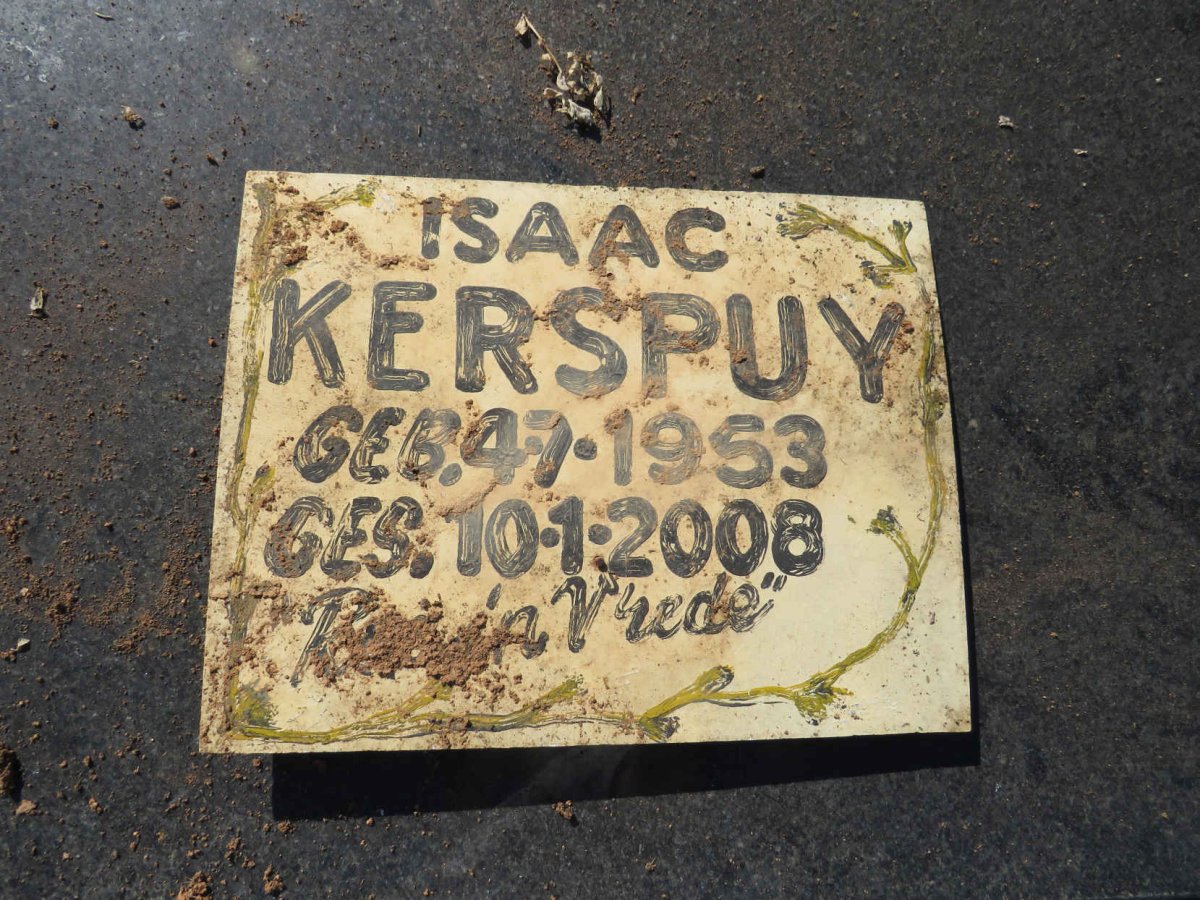 KERSPUY Isaac 1953-2008