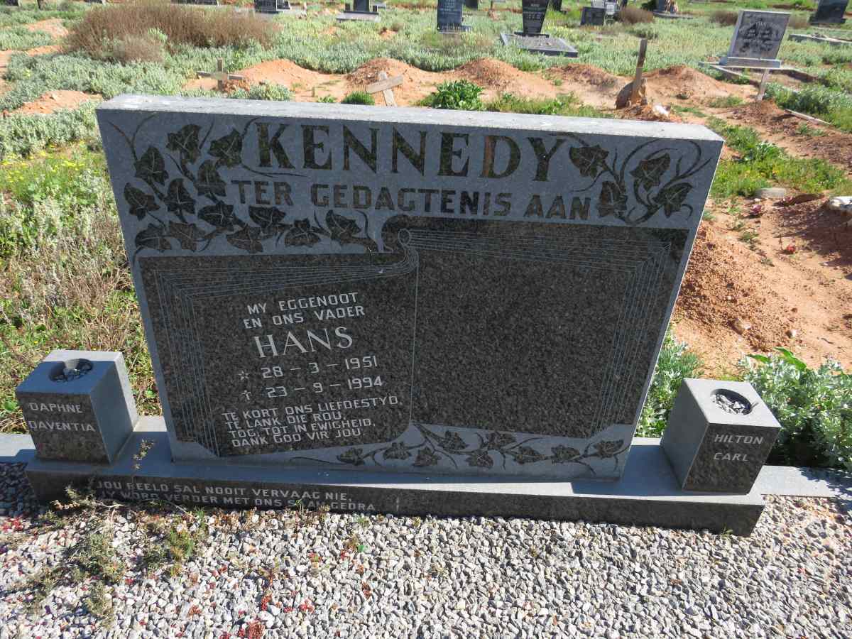 KENNEDY Hans 1951-1994