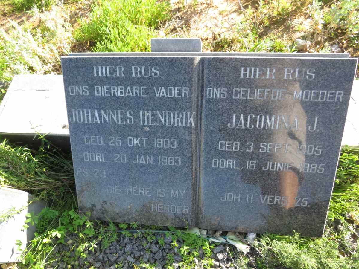 LAMPRECHT Johannes Hendrik 1903-1983 & Jacomina J. 1905-1985 _2