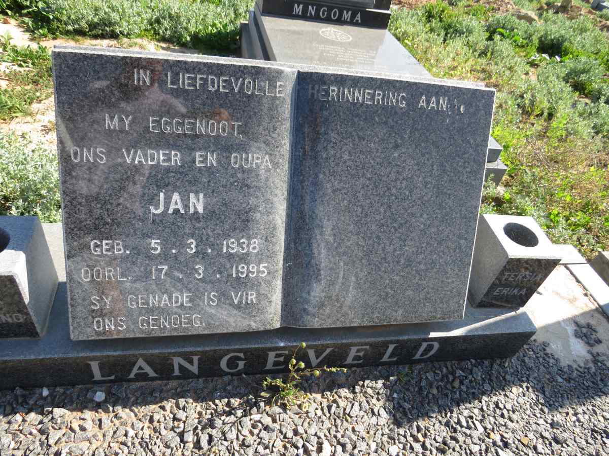 LANGEVELD Jan 1938-1995