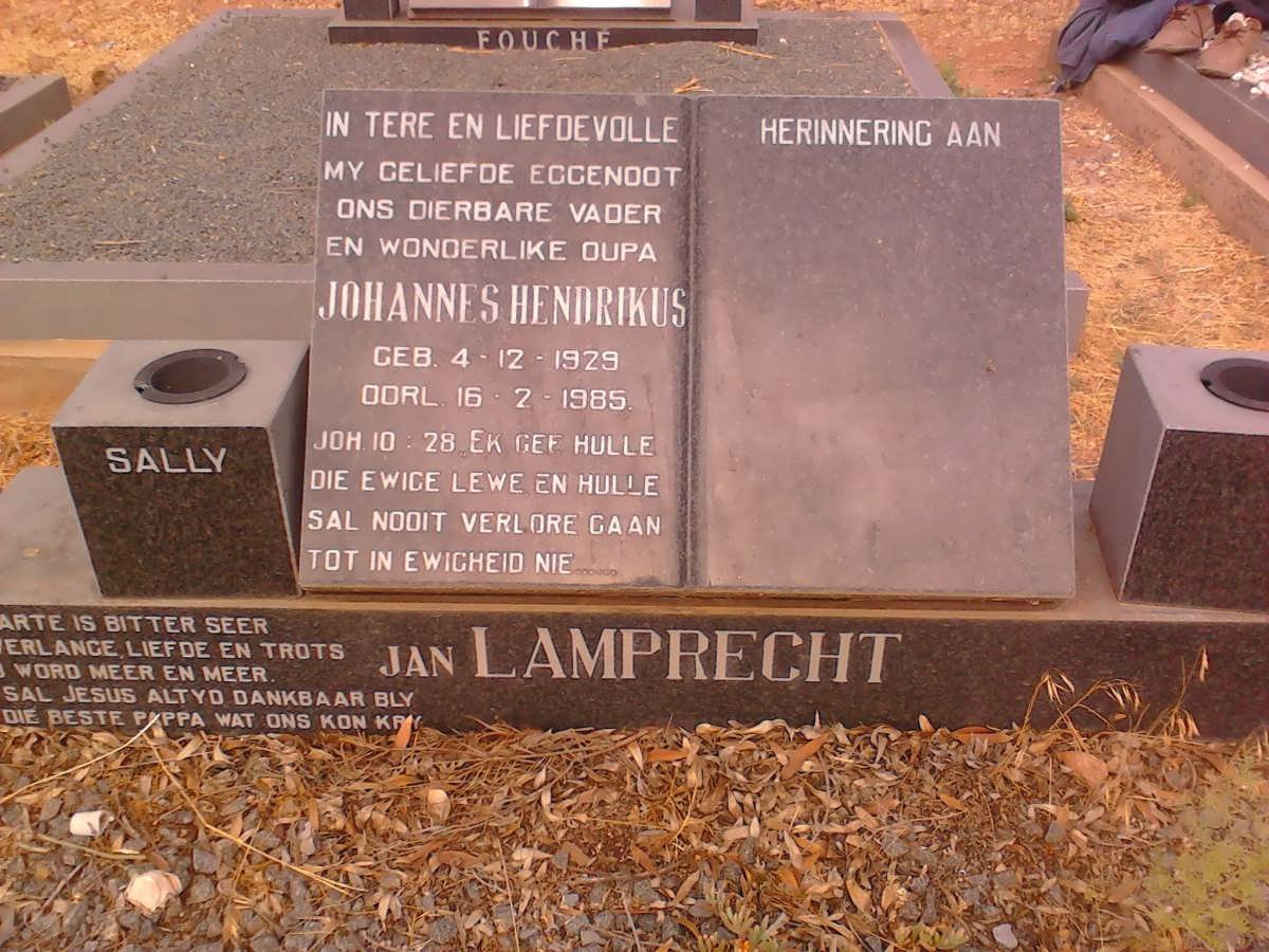LAMPRECHT Johannes Hendrikus 1929-1985