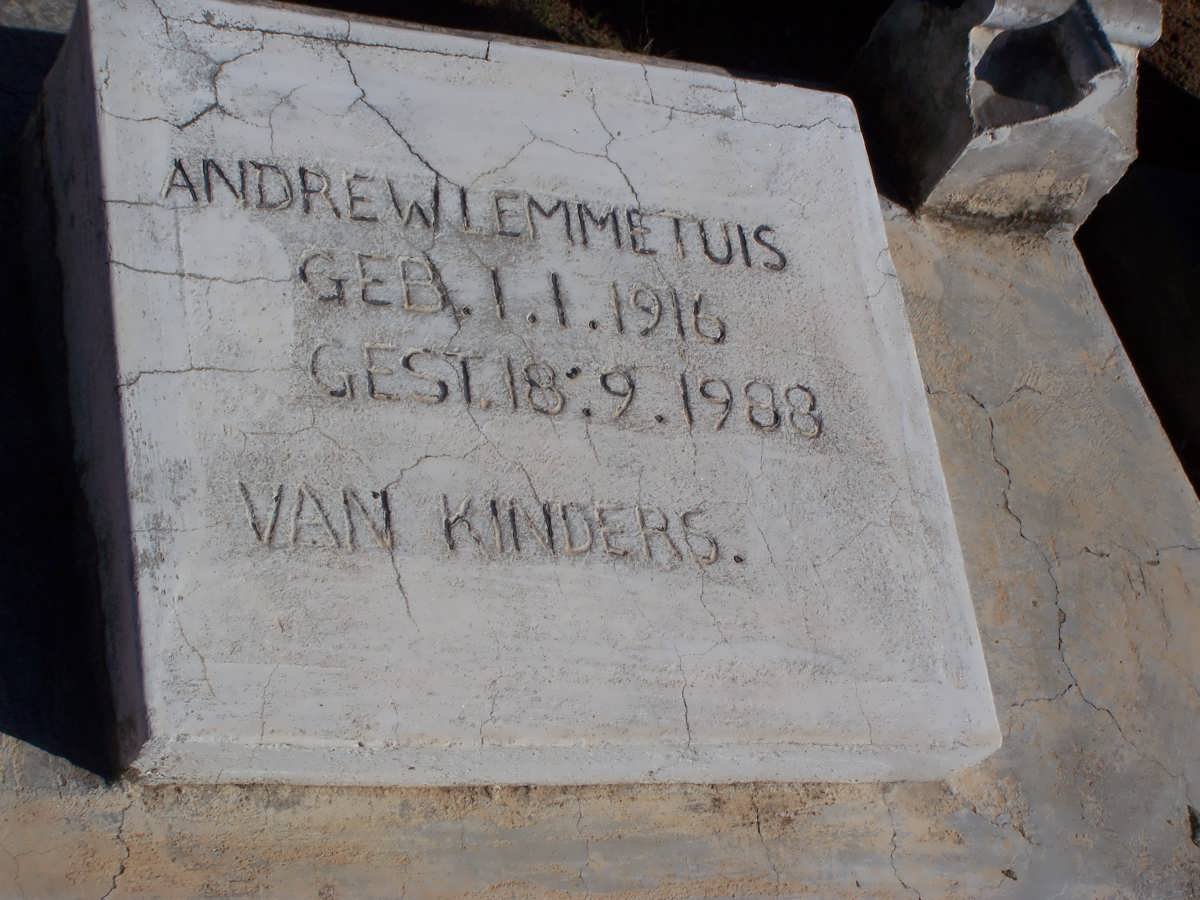 LEMMETUIS Andrew 1916-1988