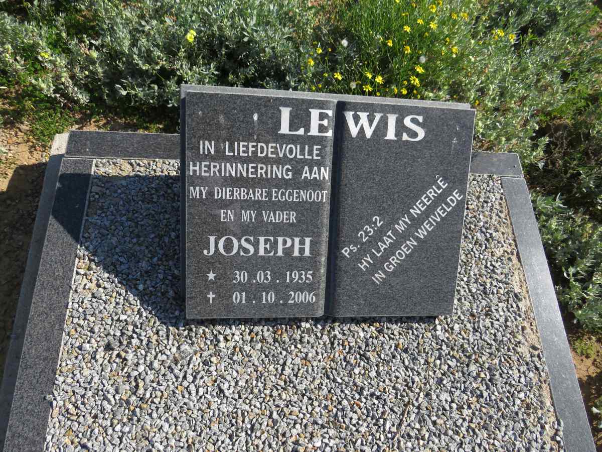 LEWIS Joseph 1935-2006