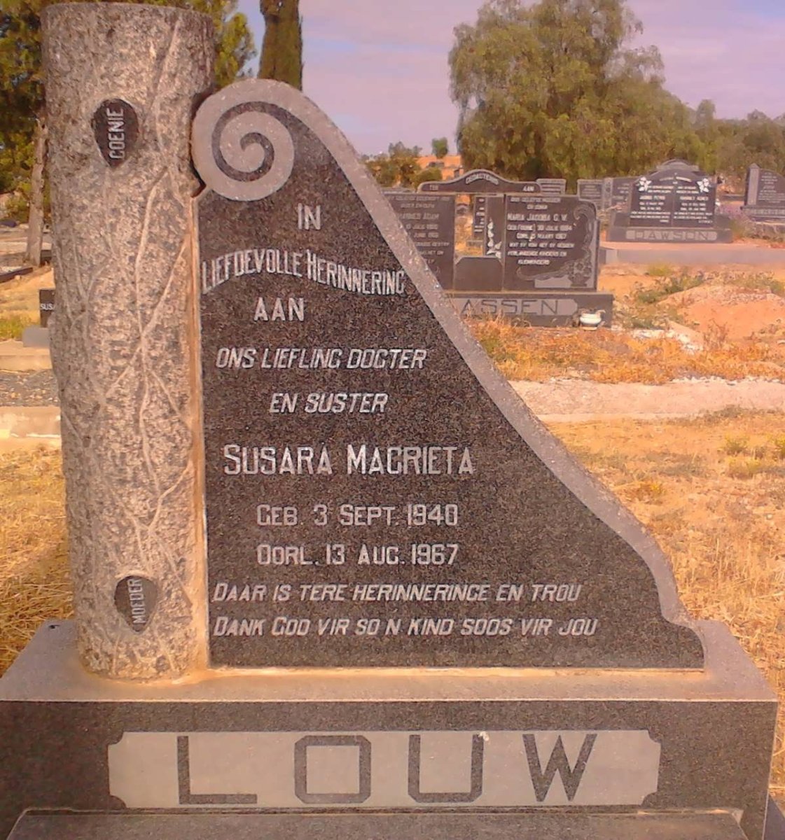 LOUW Susara Magrieta 1940-1967