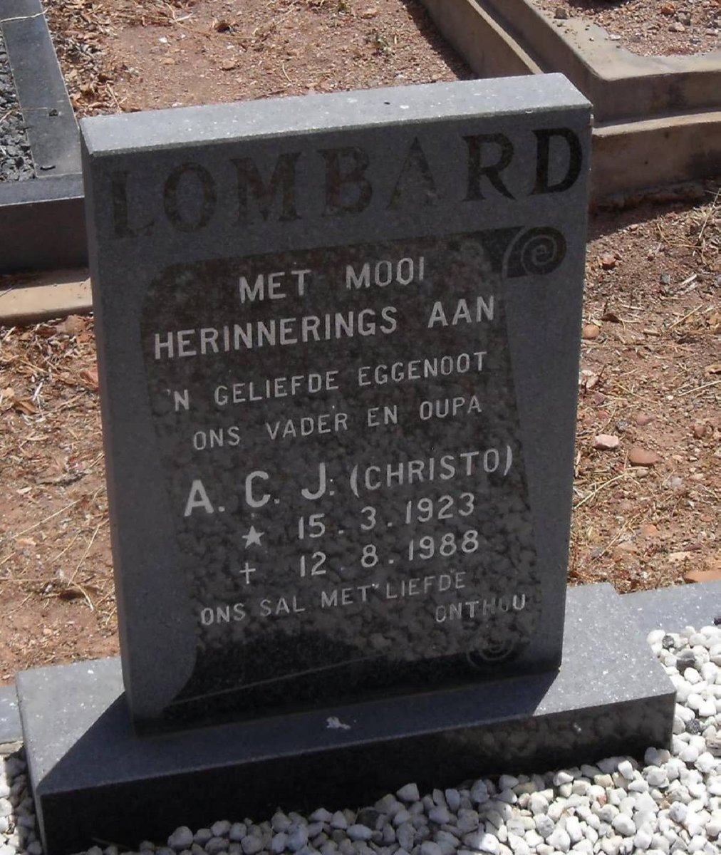 LOMBARD A.C.J. 1923-1988