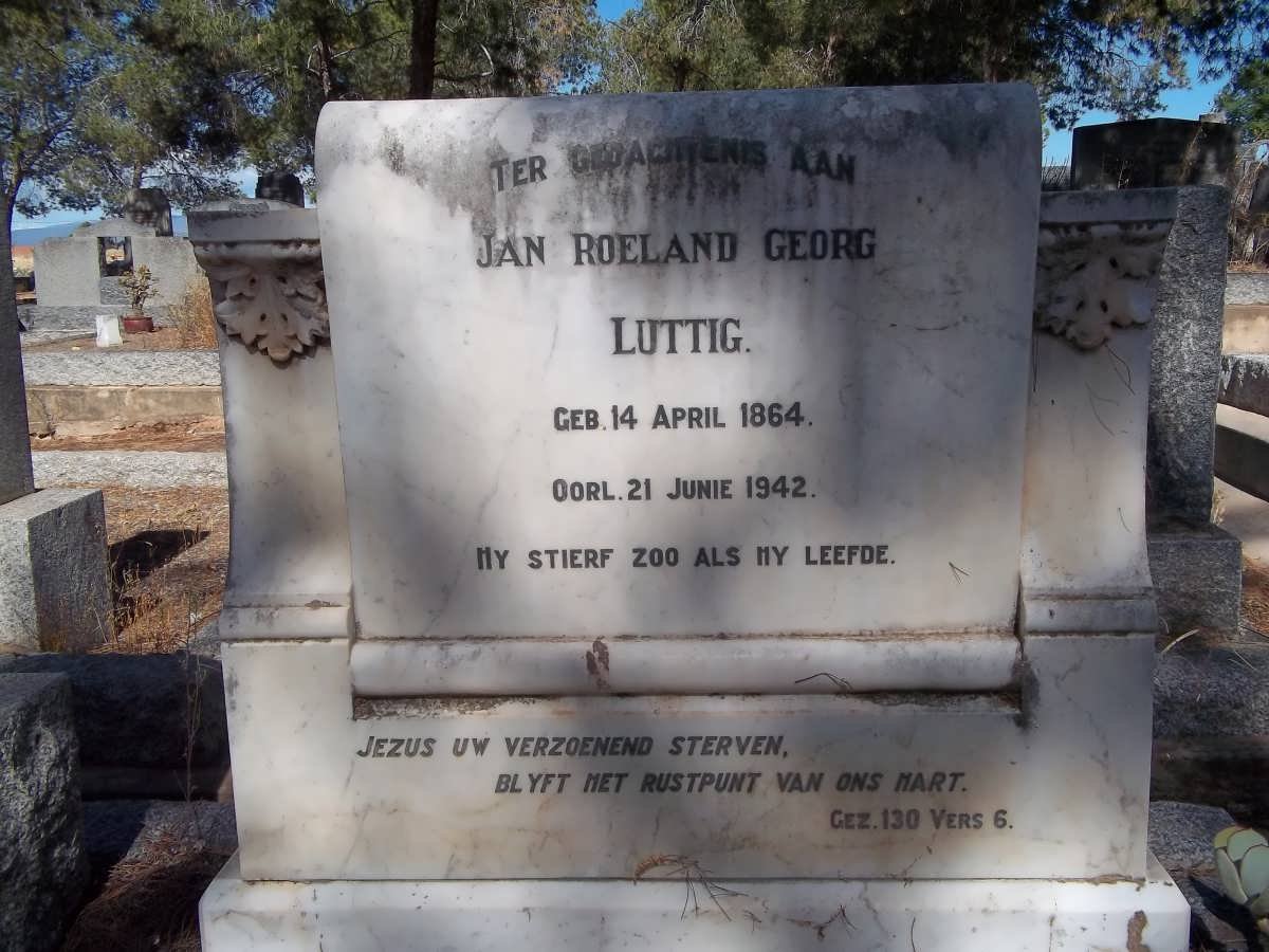 LUTTIG Jan Roeland Georg 1864-1942