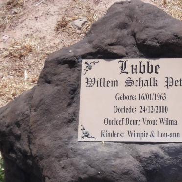 LUBBE Willem Schalk Petrus 1963-2000
