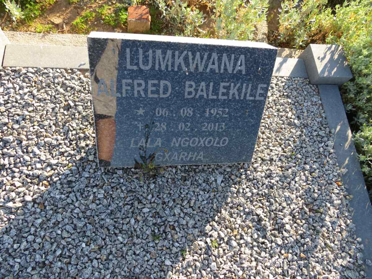 LUMKWANA Alfred Balekile 1952-2013