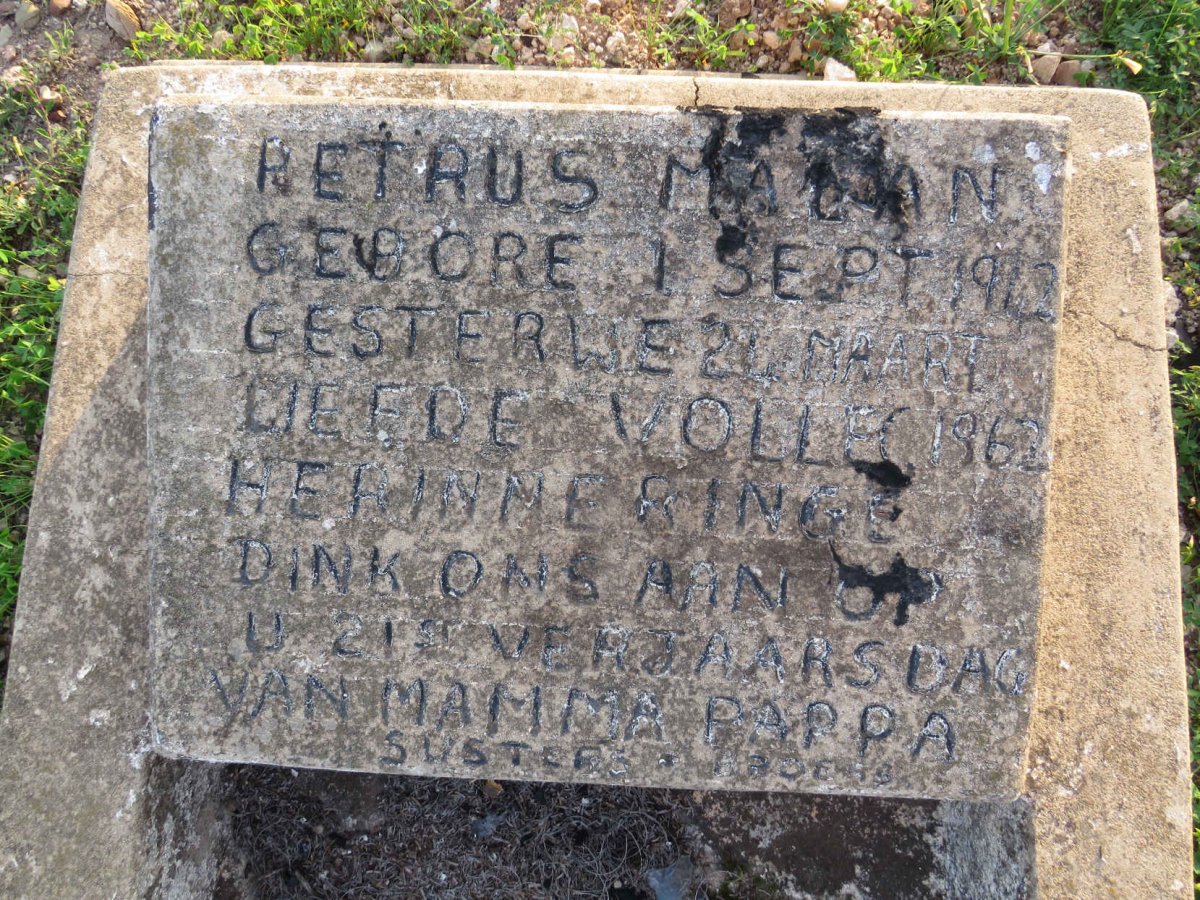 MALAN Petrus 1942-1962