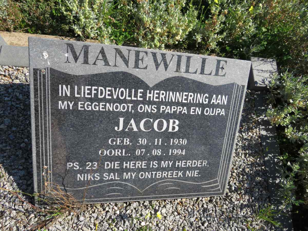 MANEWILLE Jacob 1930-1994