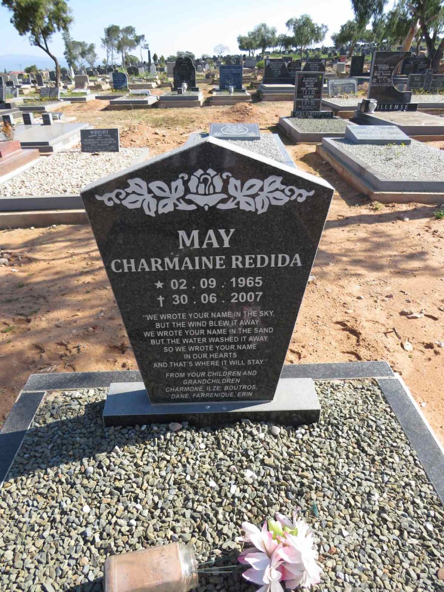 MAY Charmaine Redida 1965-2007
