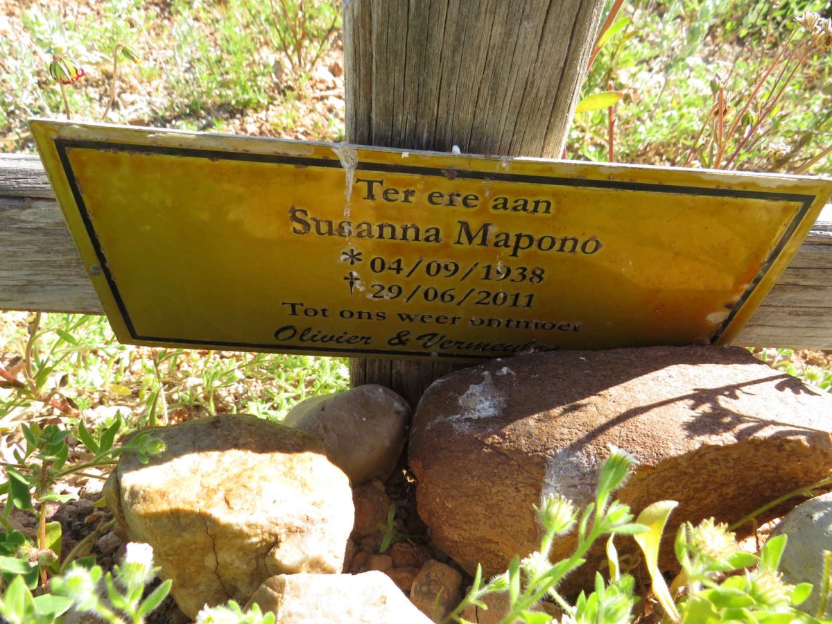 MAPONO Susanna 1938-2011