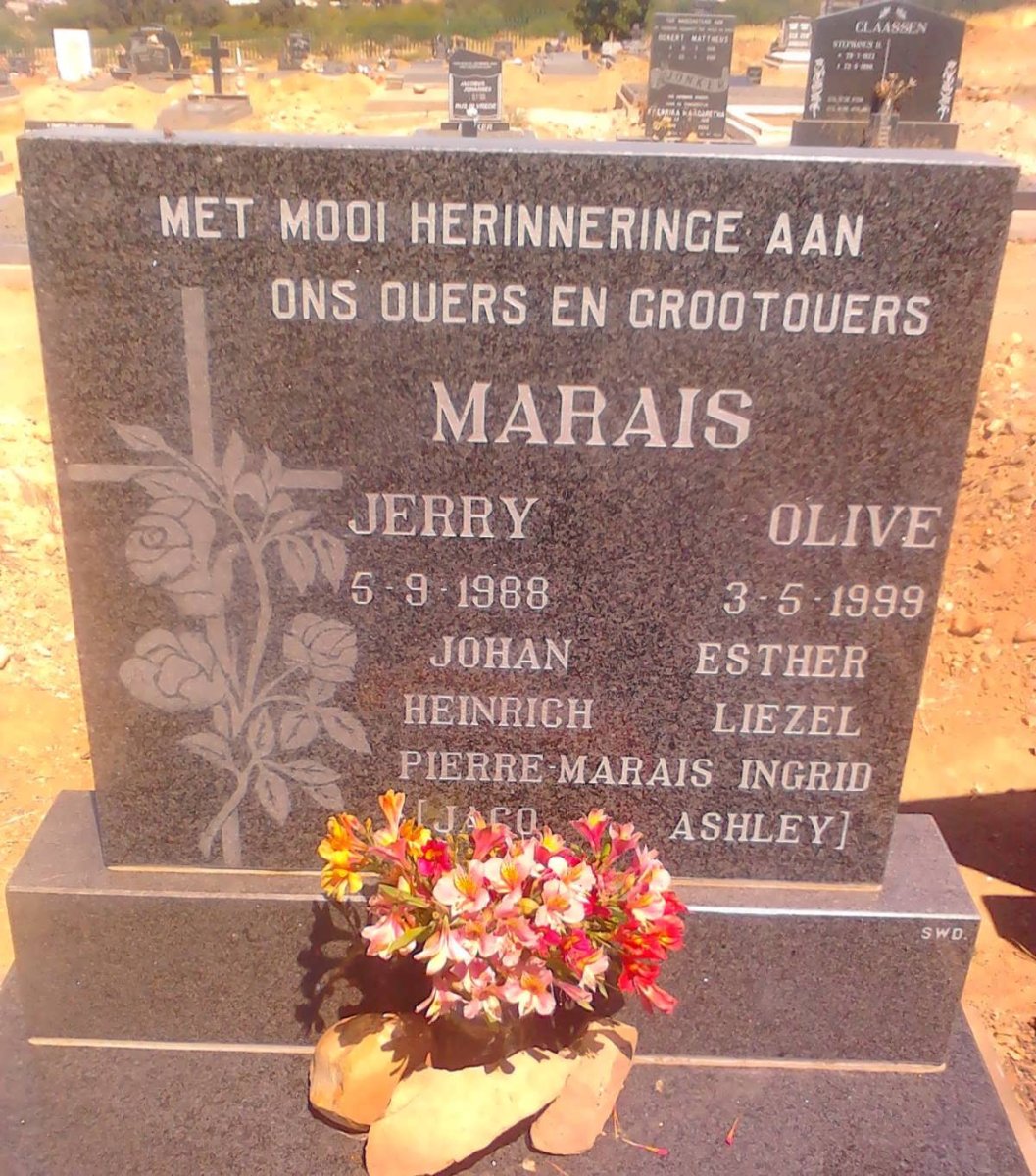MARAIS Jerry -1988 &amp; Olive -1999
