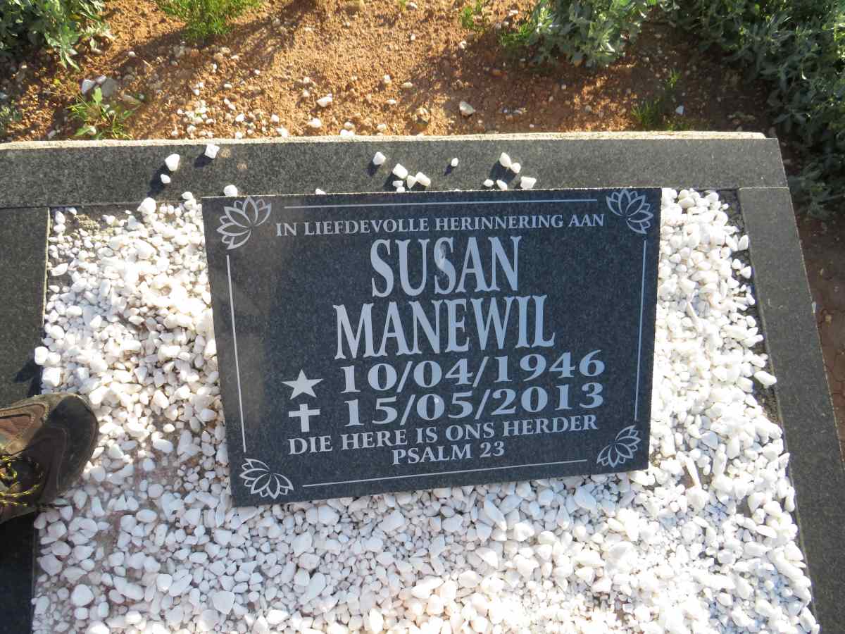 MANEWIL Susan 1946-2013