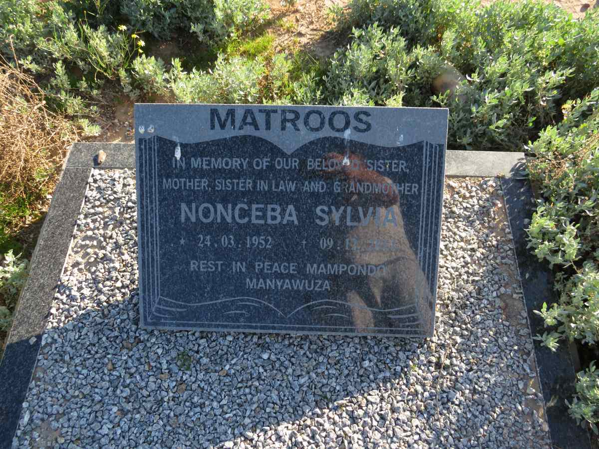MATROOS Nonceba Sylvia 1952-