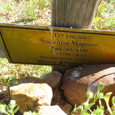 MAPONO Susanna 1938-2011