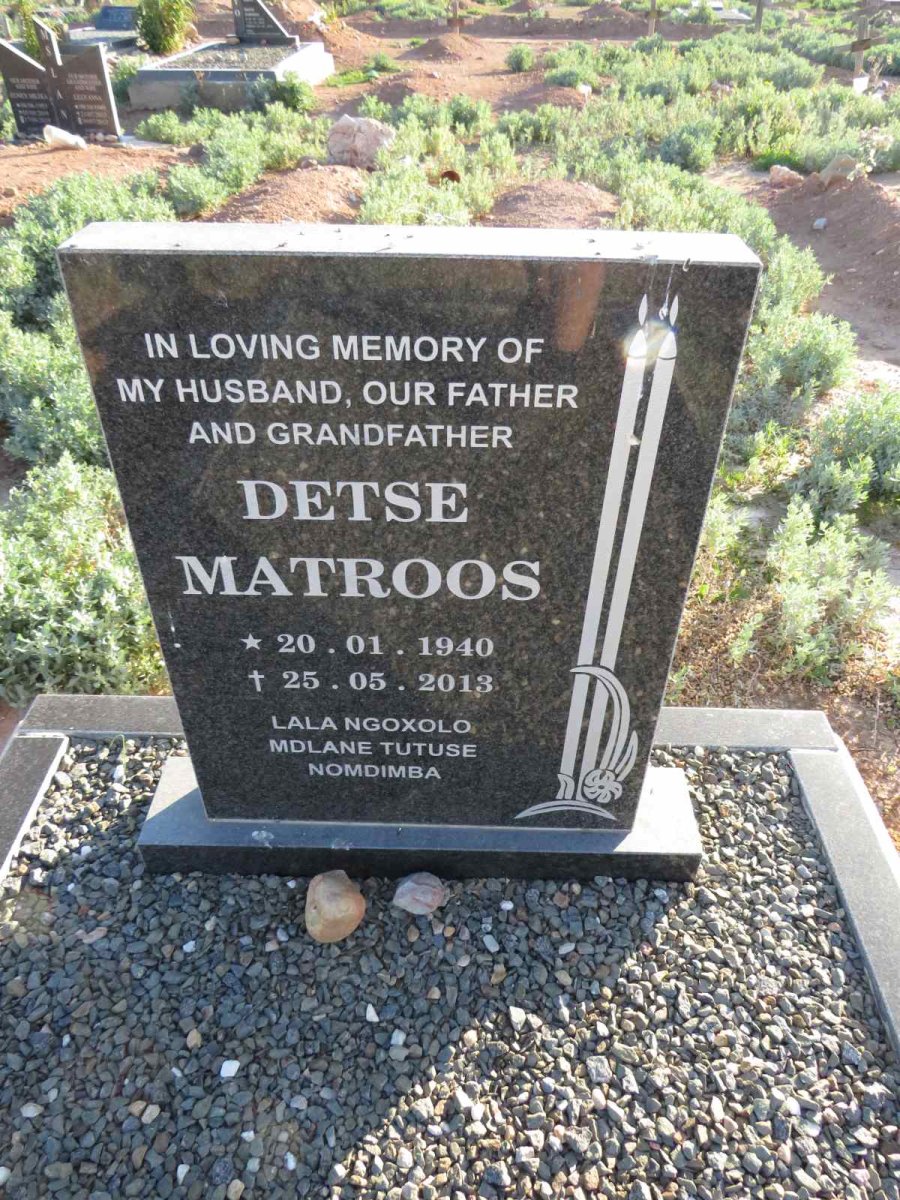 MATROOS Detse 1940-2013