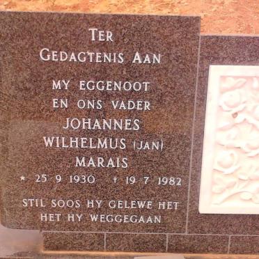 MARAIS Johannes Wilhelmus 1930-1982