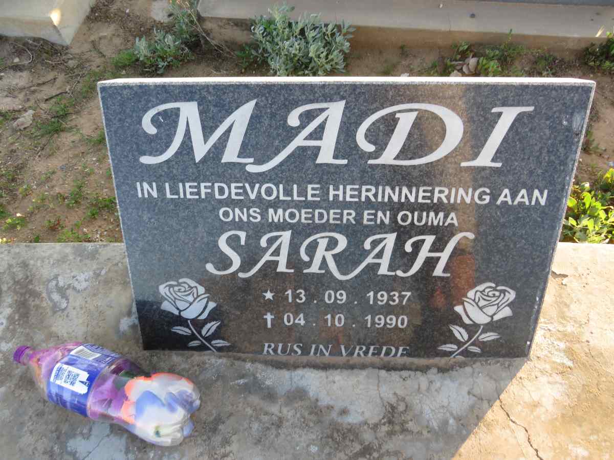 MADI Sarah 1937-1990